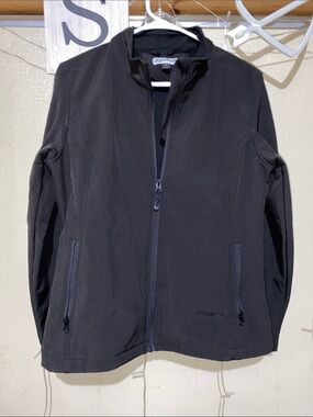 Women’s Black Utility Jacket - Classic Zip-Front